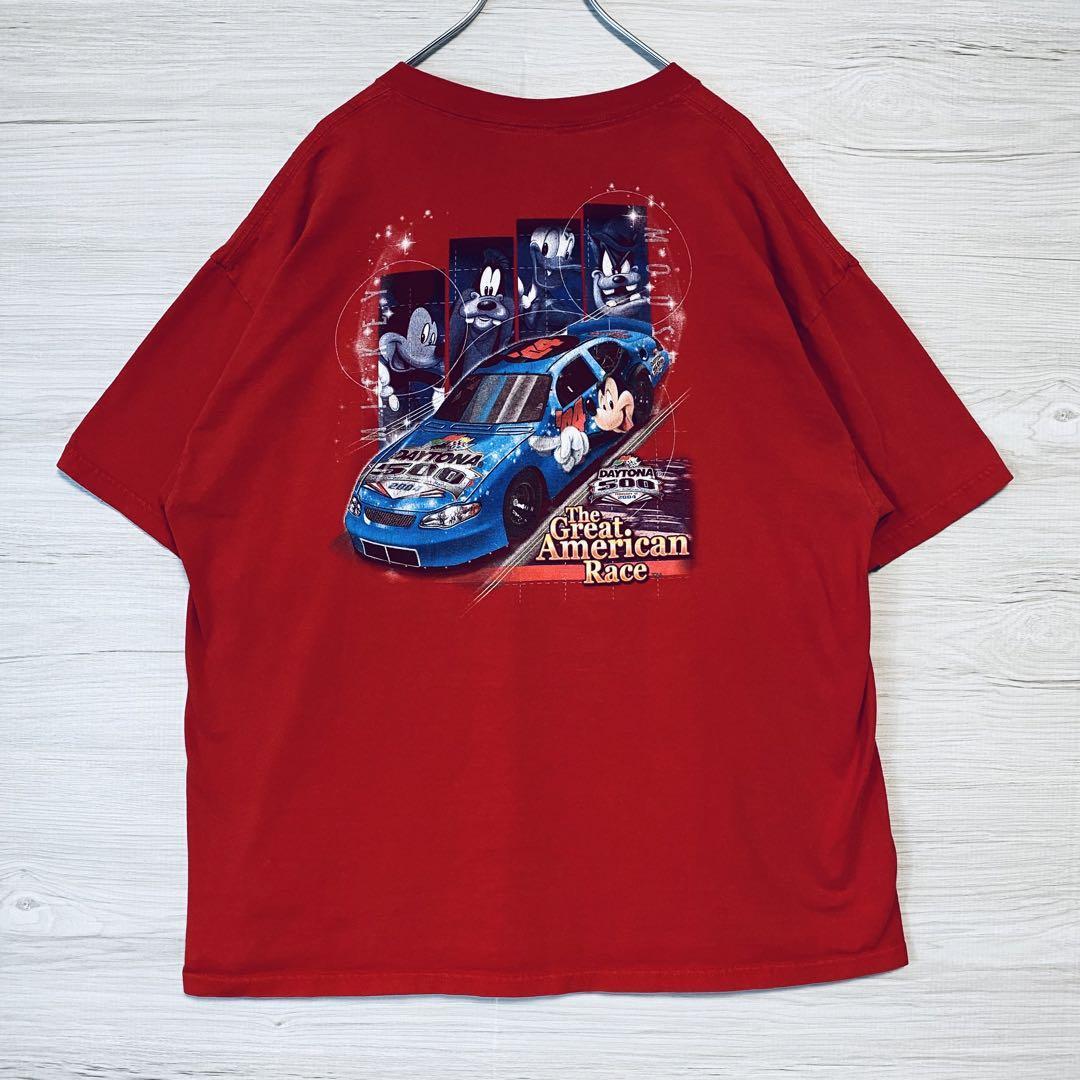 【入手困難】Disney ディズニー　Tシャツ　2XLサイズ　半袖　海外輸入　一点物　ゆったり　オーバーサイズ　キャラクター ディズニーランド_画像2