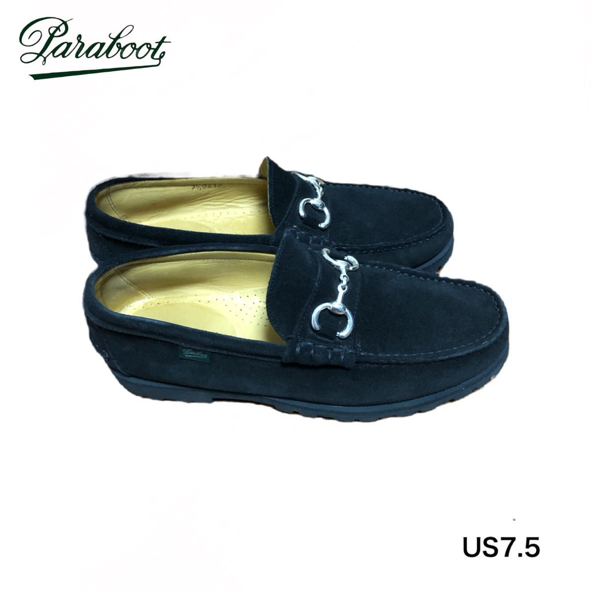 Paraboot パラブーツ ビットローファー ブラックスエード ユナイテッド