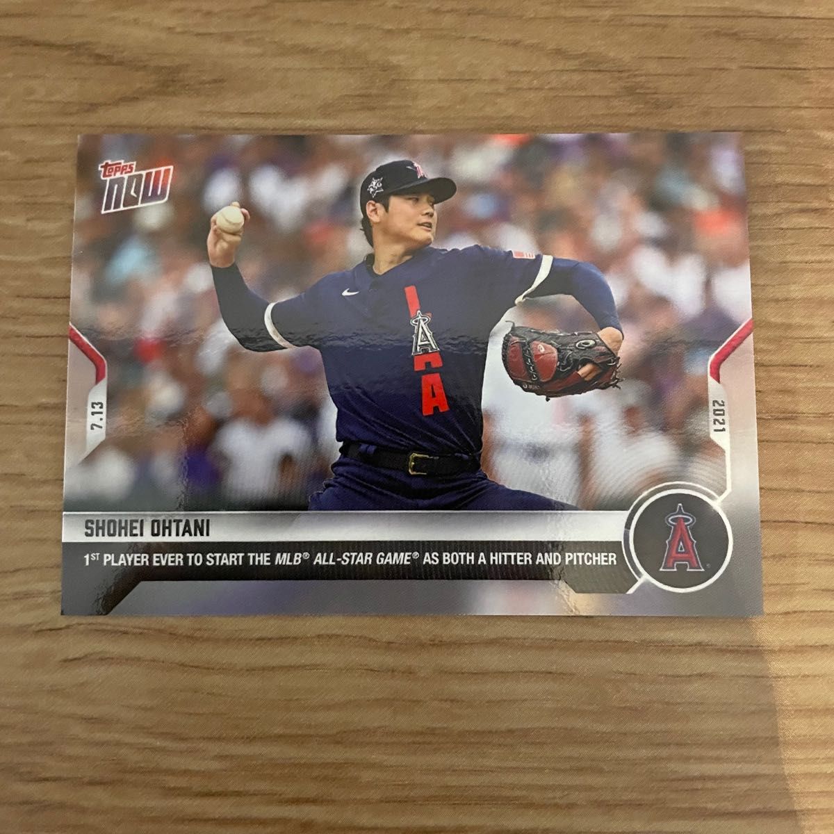 大谷翔平 オールスター 投打出場記念 カード Topps Now|PayPayフリマ