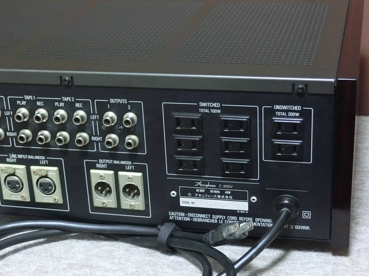 Accuphase C-200V 動作品ですが ジャンク扱い | knowhowtrg.com