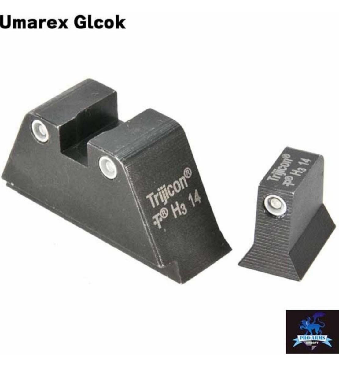 Pro-Arms Umarex VFC Glock Trijicon GL-201 スチールサプレッサー