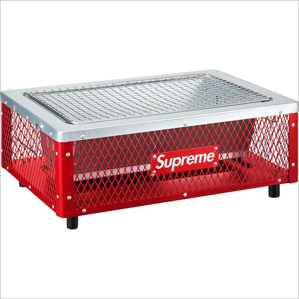 送料無料 Supreme Coleman Charcoal Grill Red シュプリーム コールマン 炭火用 グリル アウトドア キャンプ Box Logo ボックスロゴ 新品_画像1