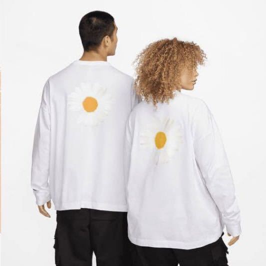 送料無料 L 白 PEACEMINUSONE PMO x NIKE LS Tee White ナイキ ピース