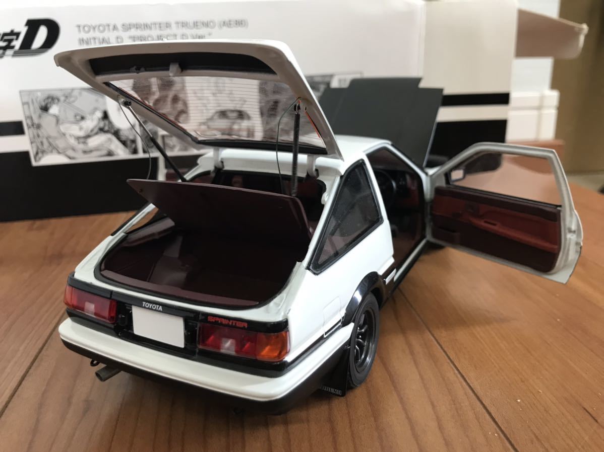 Autoart Ae86 1/18 オートアート 頭文字D final version project D