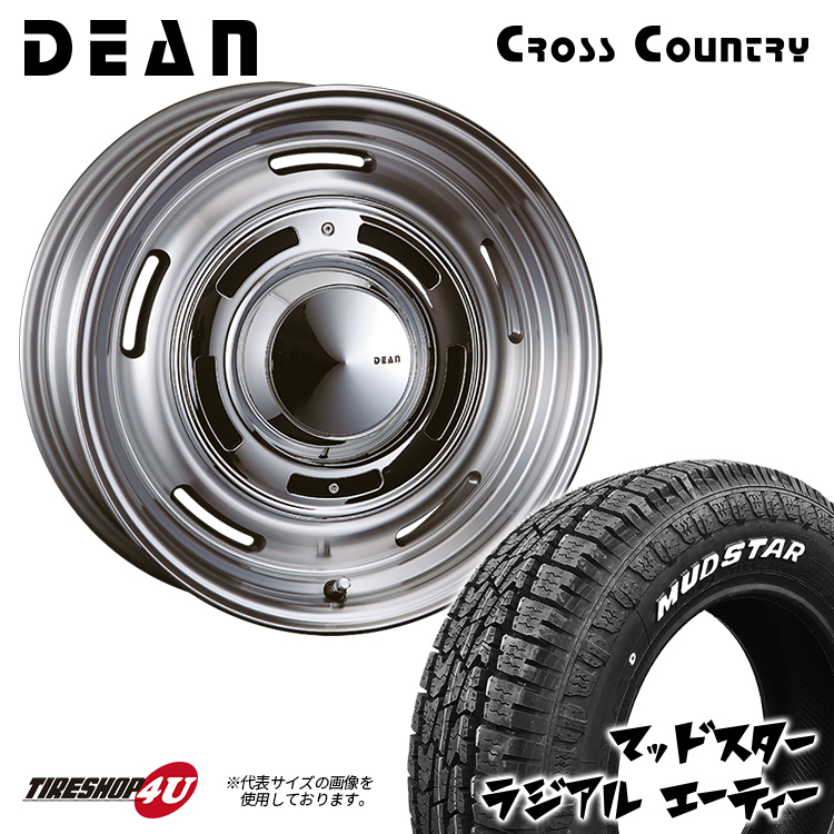 4本セット クリムソン DEAN ディーン クロスカントリー グレー 16x6.0J 4/100 +42 MUDSTAR マッドスター ラジアル A/T 205/60R16 RAIZE_画像1