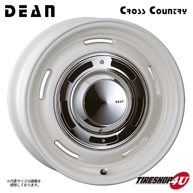 4本セット クリムソン DEAN ディーン クロスカントリー ホワイト 16x8.0J 6/139.7 +0 コンフォーサー CF3000 M/T 285/75R16 FJ_画像2