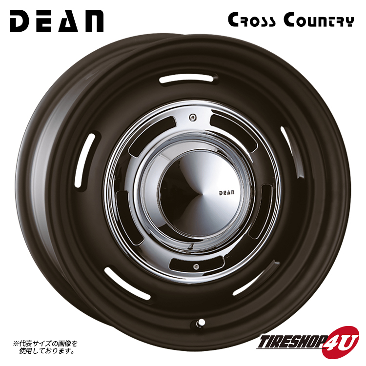 4本セット クリムソン DEAN CROSSCOUNTRY ブラック 17x8.0J 6/139.7 +20 MONSTA RT HYBRID R/T 285/70R17 ホワイトレター