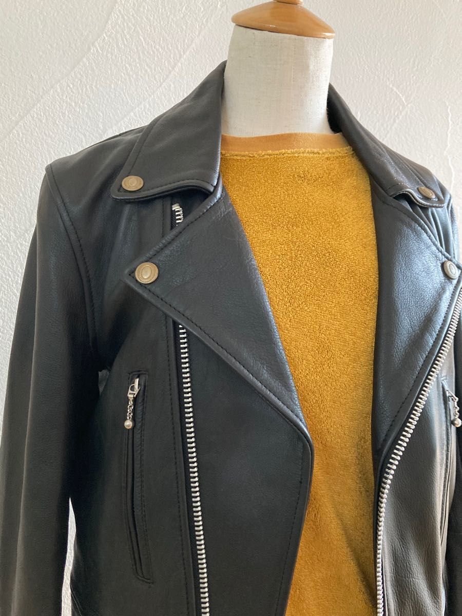 美品!MR.OLIVE ライダースジャケット ブラック Mサイズ