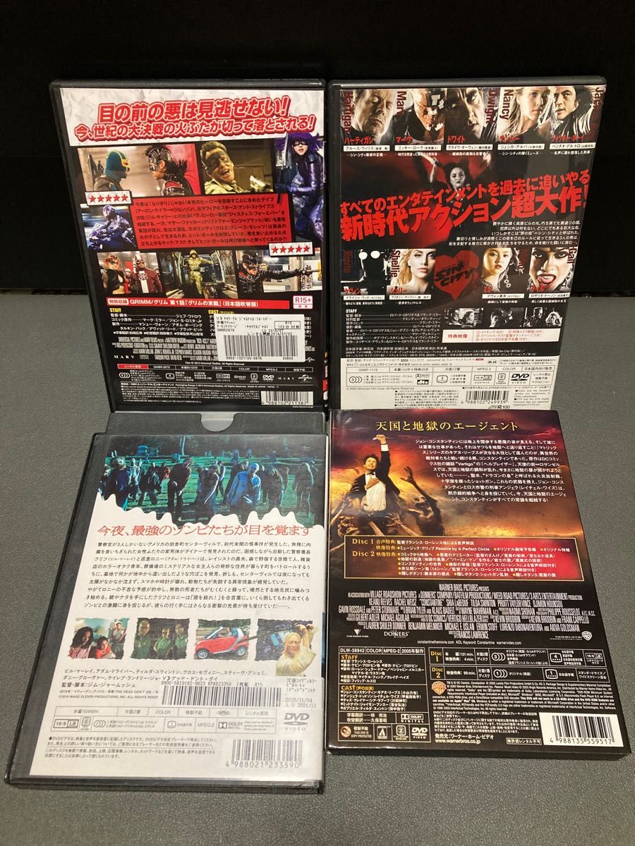 DVD コンスタンティン キックアス　シンシティ　デッドドントダイ