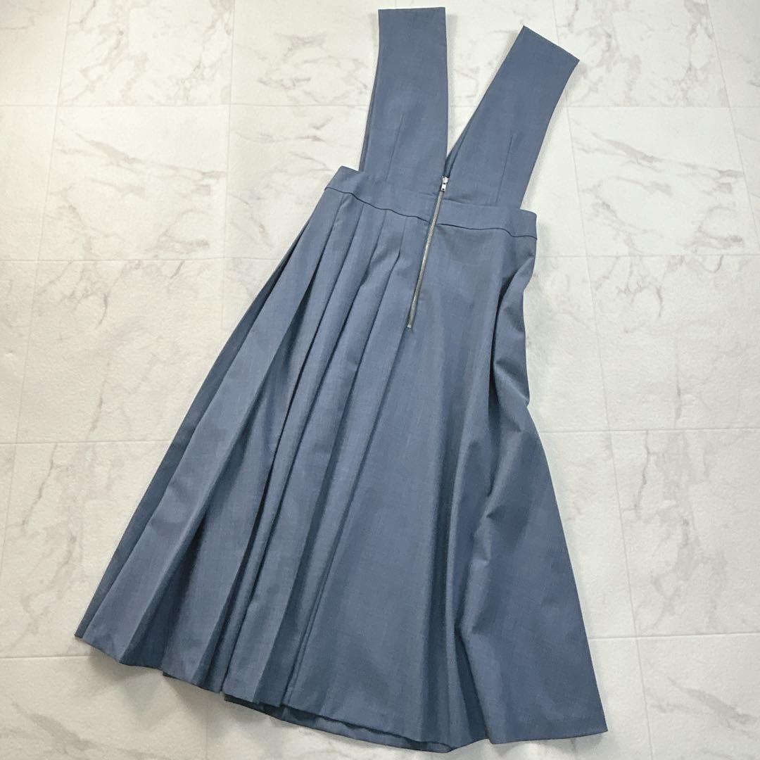 LE CIEL BLEU ワンピース Zip Half Pleats Dress | opts-ng.com