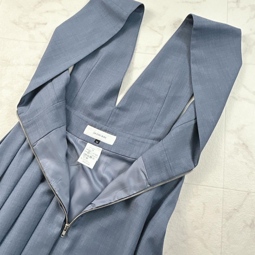 LE CIEL BLEU ワンピース Zip Half Pleats Dress | www.mclegal.info