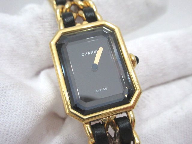 ☆CHANEL シャネル プルミエール L 現状稼働品 クォーツ 腕時計 ベルト
