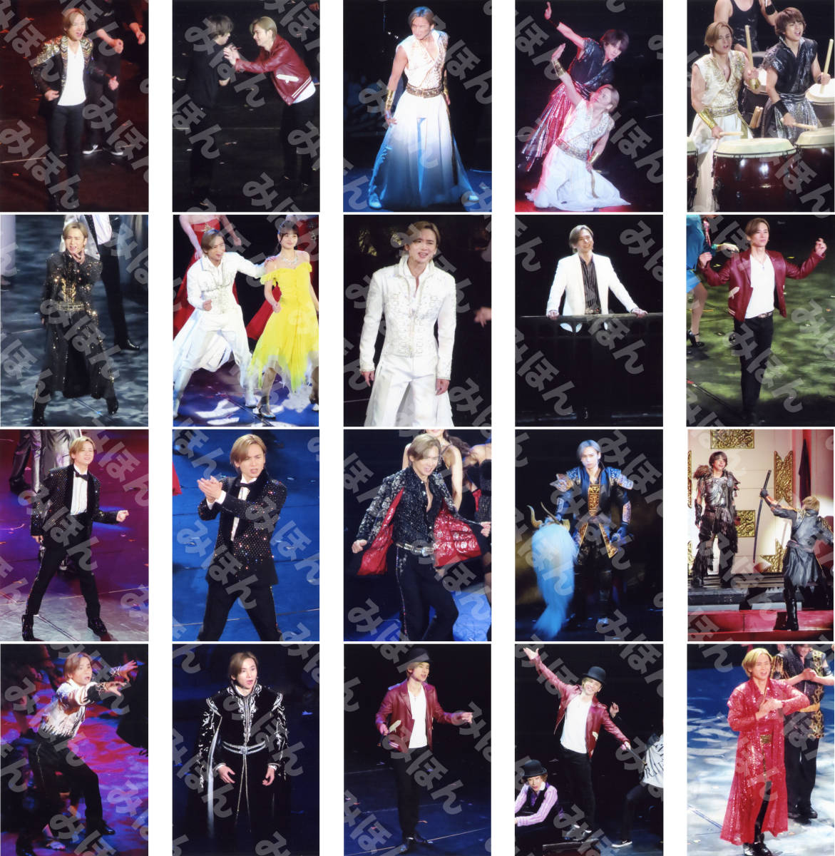 Kinichi Domoto Kinki Kids "Endless Shock" "Бесконечный шок -этернал-" 2023 Raw Photo 20 штук набор E