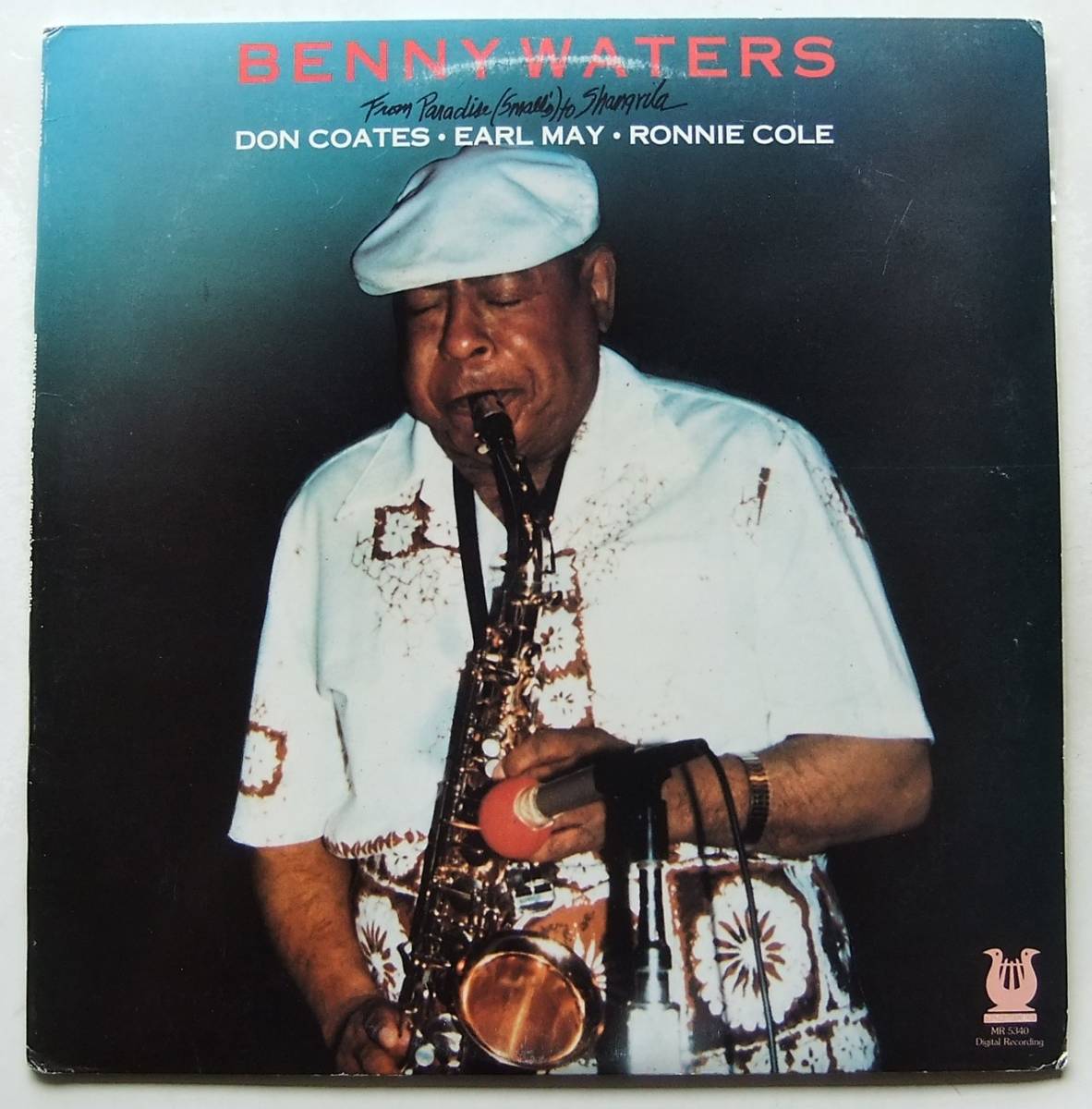 ◆ BENNY WATERS / From Paradise ( Small's ) to Shangrila ◆ Muse MR 5340 (VAN GELDER/Promo) ◆ V_画像1