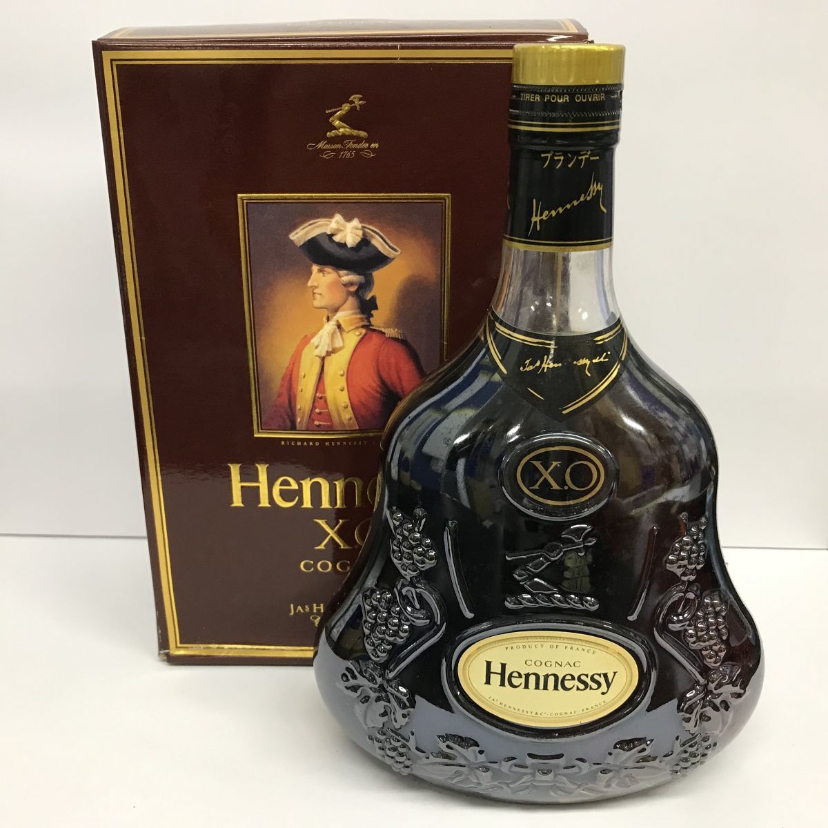 Y I Hennessy ヘネシー X.O コニャック クリアボトル クリア