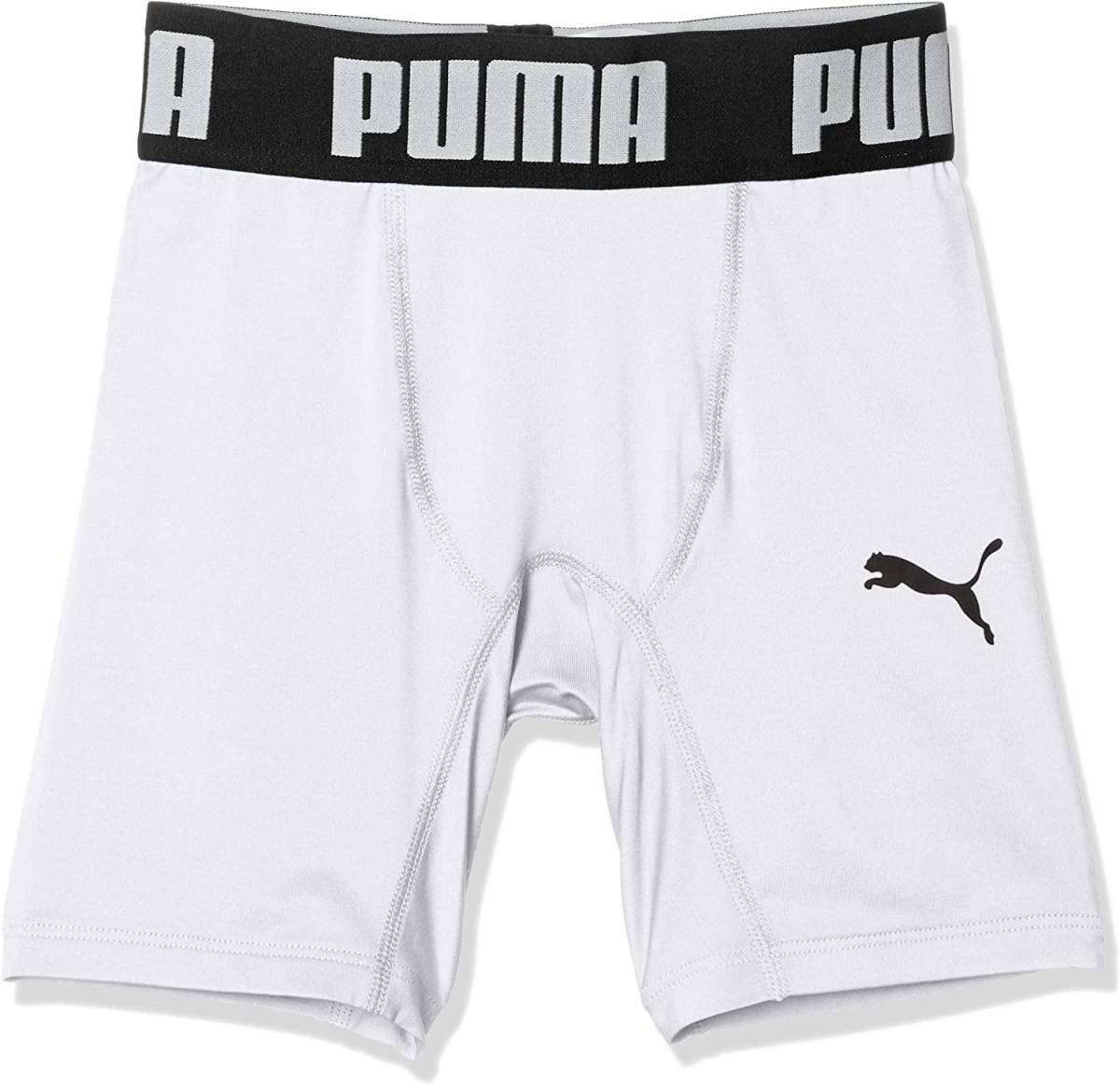 [KCM]Z-puma-508-130* выставленный товар *[PUMA/ Puma ] Junior Short трико внутренний леггинсы футбол 656334-04 белый 130