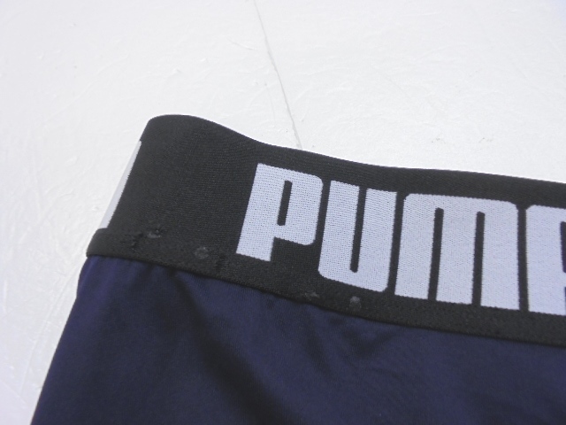 [KCM]Z-puma-514-150* выставленный товар *[PUMA/ Puma ] Junior Short трико внутренний леггинсы футбол 656334-06 темно-синий 150