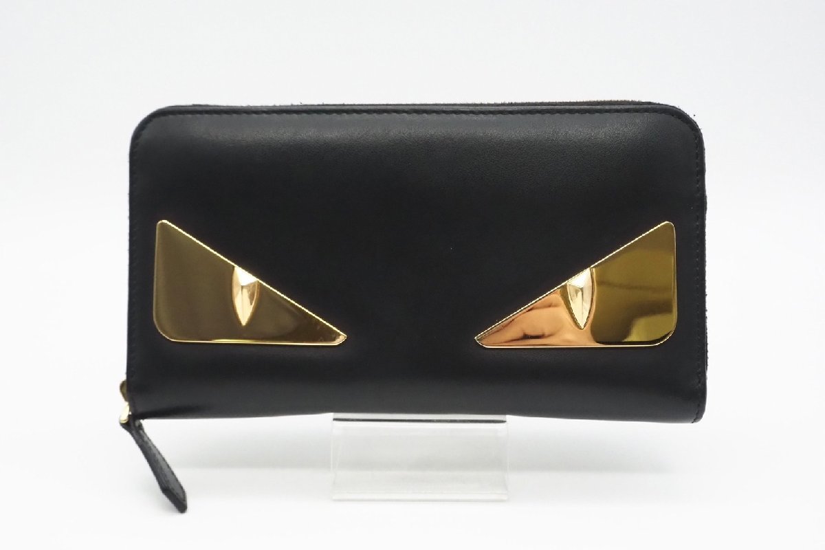 ☆安心の3大保証☆ Bランク ≪FENDI フェンディ/ラウンドファスナー長