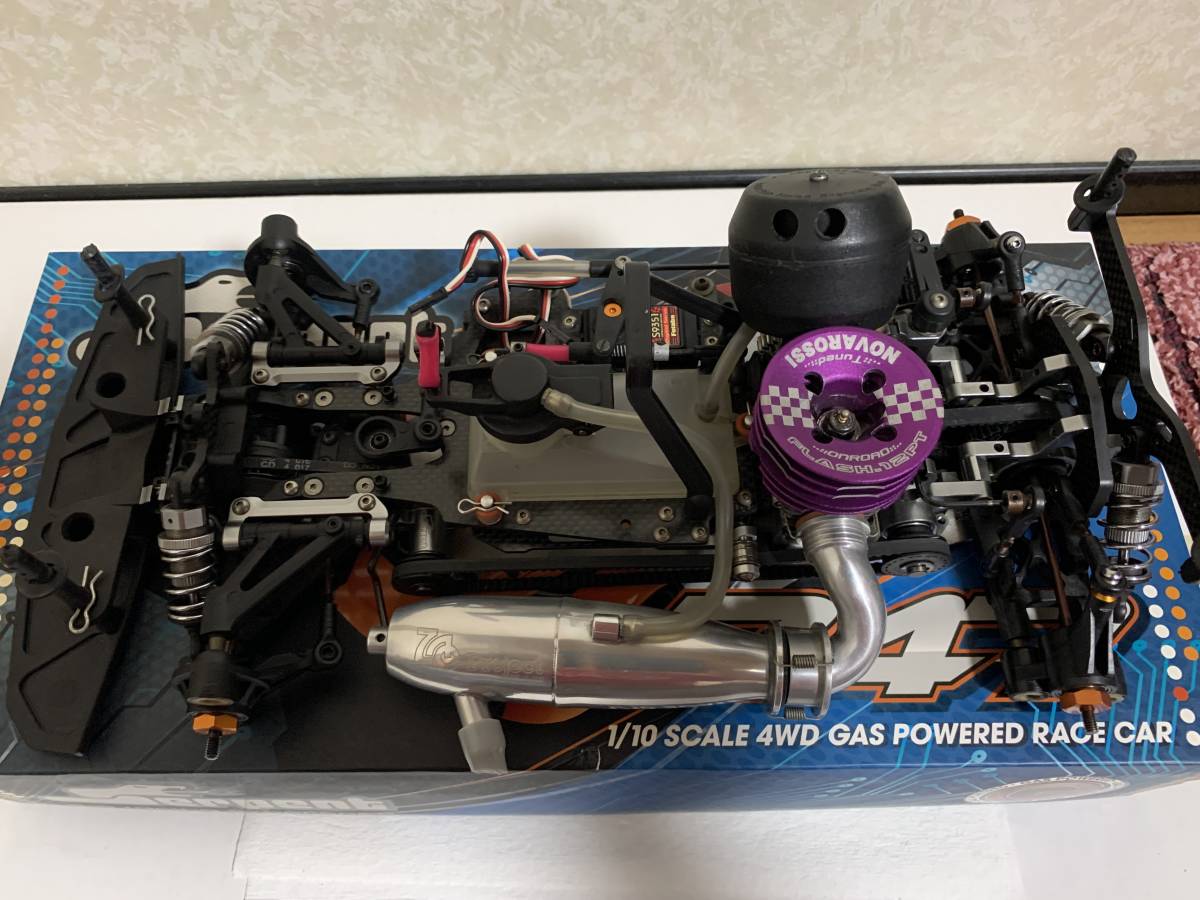 1/10 SERPENT サーパント 747 サーボ・エンジン付 シャーシ新品 パーツ