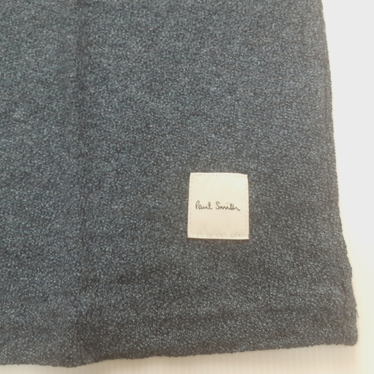 新品 ポールスミス Paul Smith 半袖ポロシャツ M マルチストライプ パイル地 ブルー LOUNGE WEAR