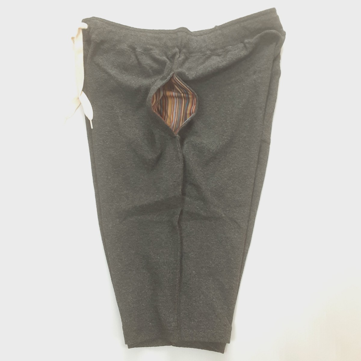 新品 ポールスミス Paul Smith ショートパンツ M マルチストライプ パイル地 ブラック ラウンジウェア LOUNGE　WEAR_画像6