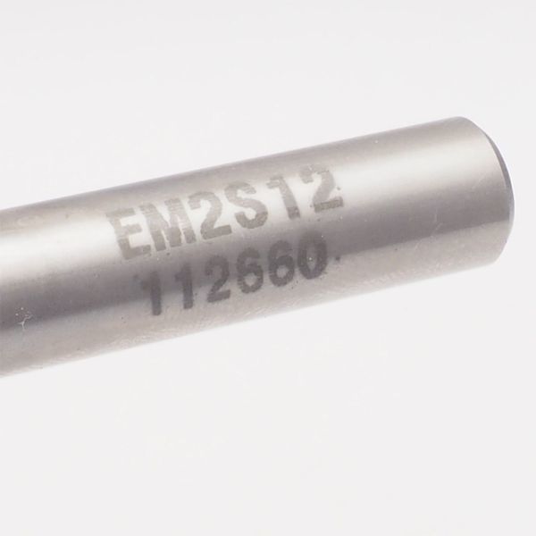 美品 MISUMI MEM2S12-100 φ12x80 ハイス鋼面取り用エンドミル 2枚刃/ショート エンドミル ミスミ 管15725_画像4