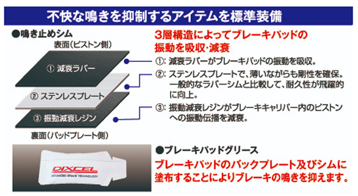 バモス ホビオ HJ1 HJ2 フロント ブレーキパッド KP-331118 ディクセル DIXCEL 前輪 ノンアスベストオーガニック NAO_画像3