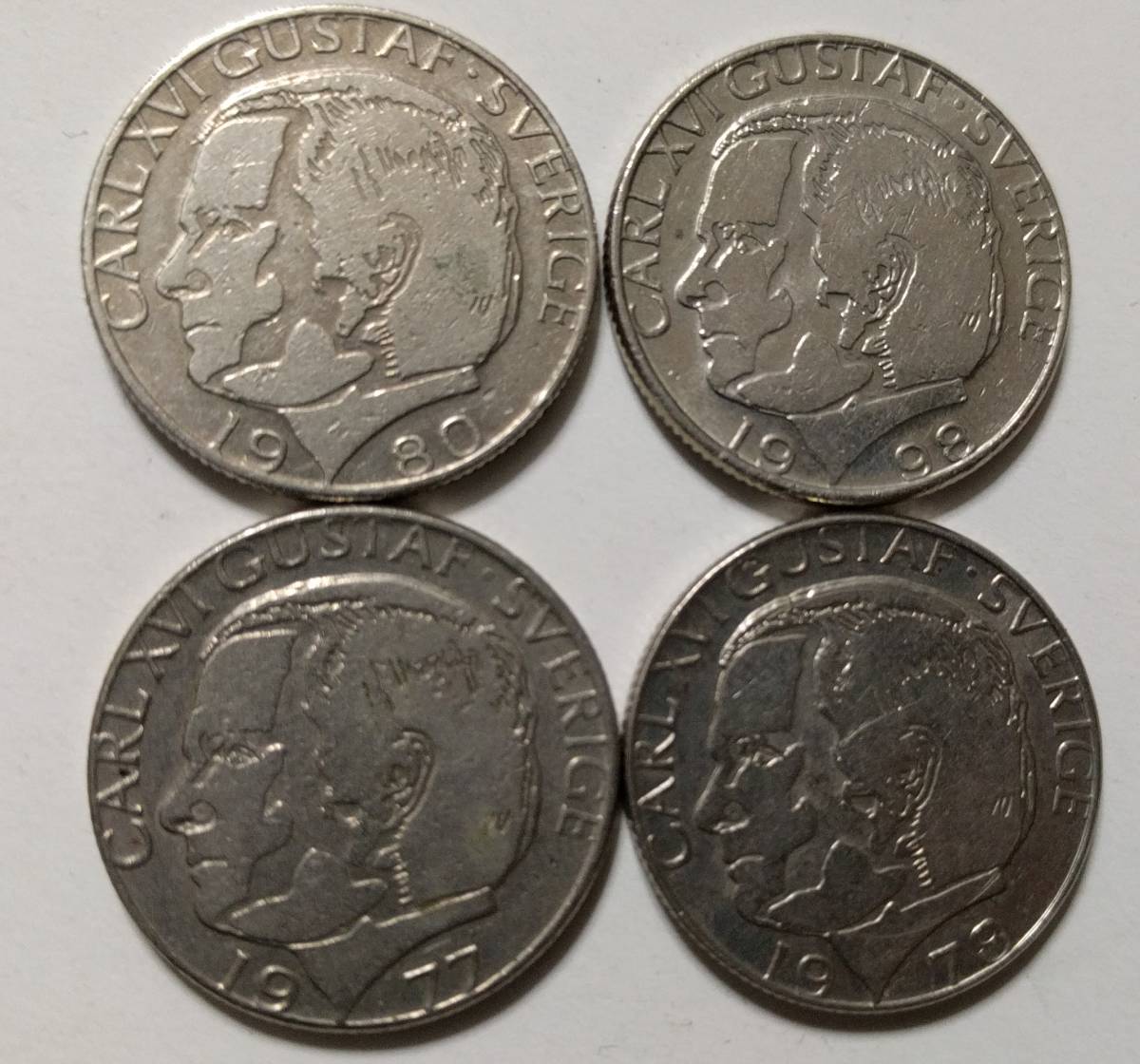 コイン　スウェーデン　1972～1998年　10枚_画像5