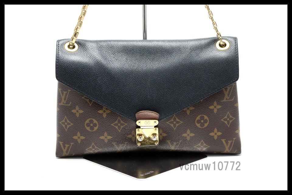 近年モデル希少美□LOUIS VUITTON モノグラム パラスチェーン レザー