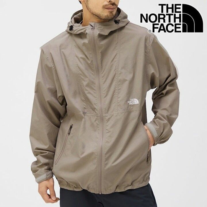 未使用タグ付【THE NORTH FACE / ザ ノースフェイス】 コンパクトジャケット ミネラルグレー グレージュ Sサイズ