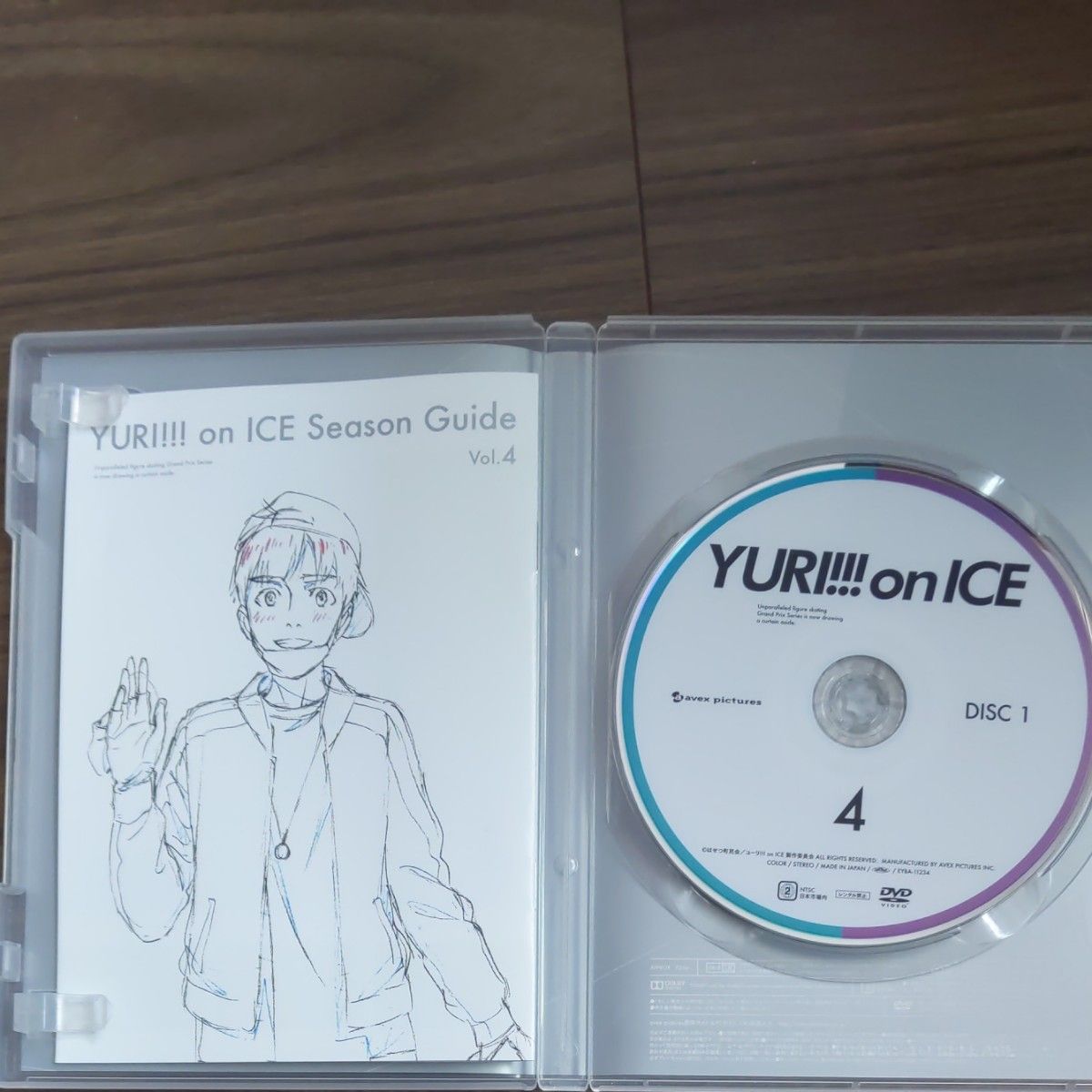 アニメ　YURI!!!　on ICE DVD 3巻、4巻セット