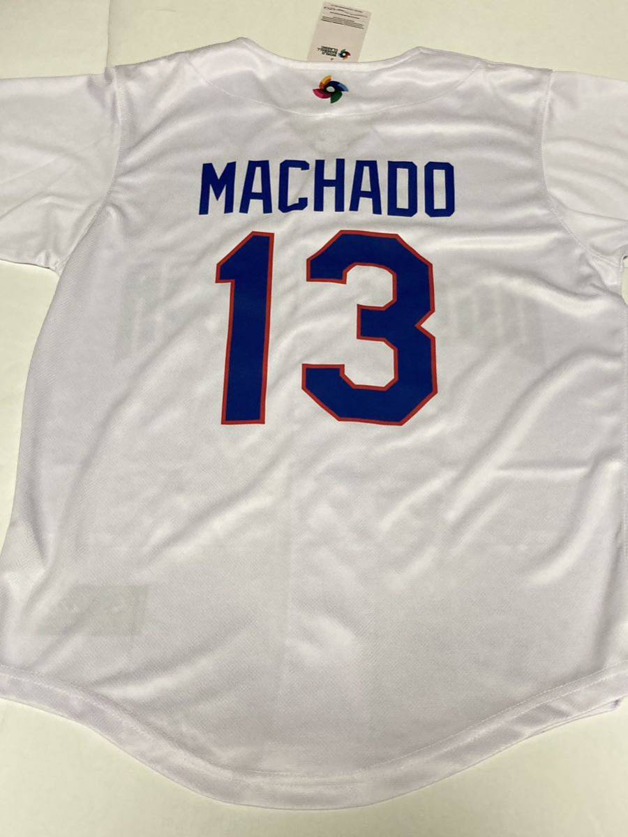 S新品2023WBCマニー・マチャド野球ドミニカ代表ユニフォームMLBジャージ公式ワールドベースボールクラシック正規品ダルビッシュ有パドレス_画像8