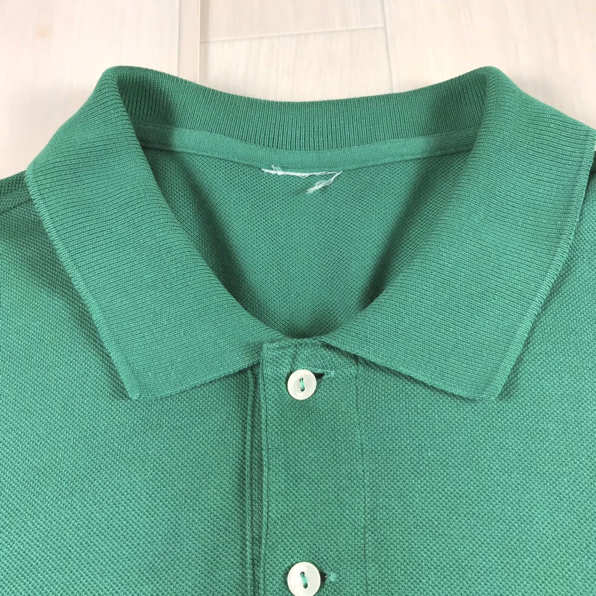 LACOSTE ラコステ 半袖ポロシャツ グリーン ビッグサイズ ワニ_画像7