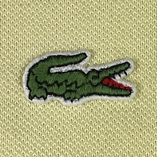 LACOSTE ラコステ 半袖ポロシャツ 6 イエロー ビッグサイズ ワニ_画像5