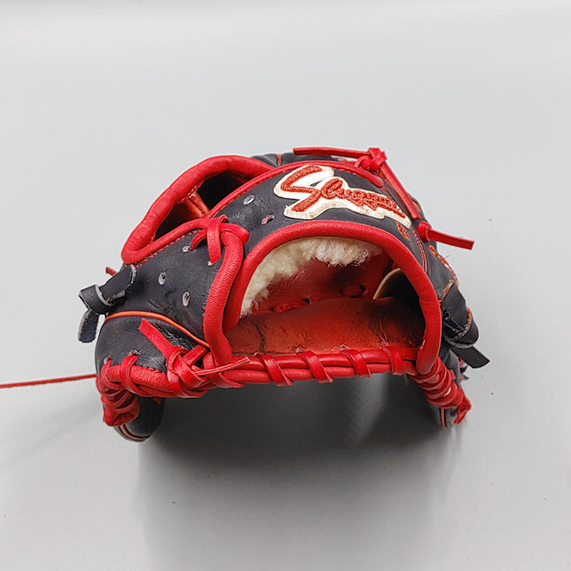 【デザインリメイク済み】 スラッガー 軟式グローブ / 内野手用 型付け済み (slugger グラブ)[KA279]_画像6