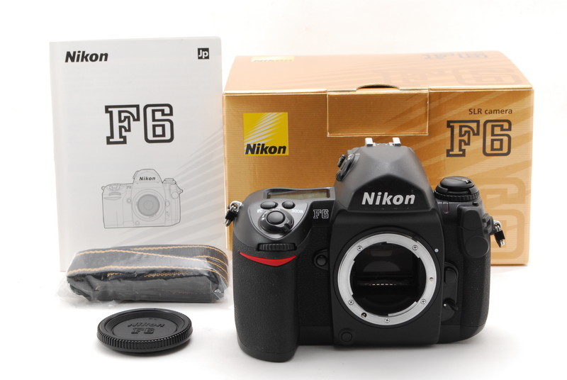 上質で快適 □ 美品 #64120 元箱付 Body F6 Nikon ニコン □ ニコン