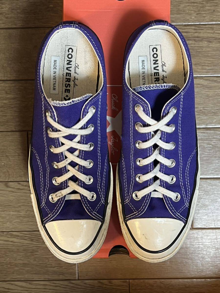 コンバース オールスター チャックテイラー CHUCK 70 OX US8 26.5cm '20 Converse All Star Chuck Taylor Chuck 70 Ox Candy Grape 170553Cの画像2