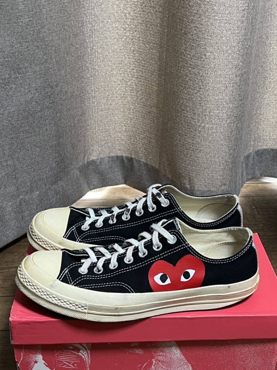 プレイ コム デ ギャルソン コンバース オールスター CTAS 70 OX US9 27.5cm Play Comme des Garcons  Converse All Star Ct70 Ox 150206C