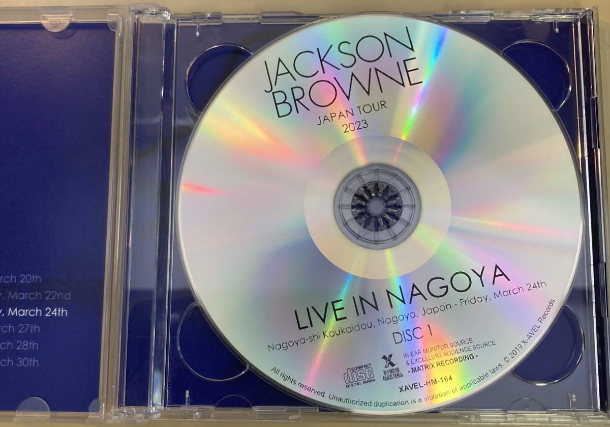 送料無料 Jackson Browne (2CD) Japan Tour 2023 Live in Nagoya_画像3