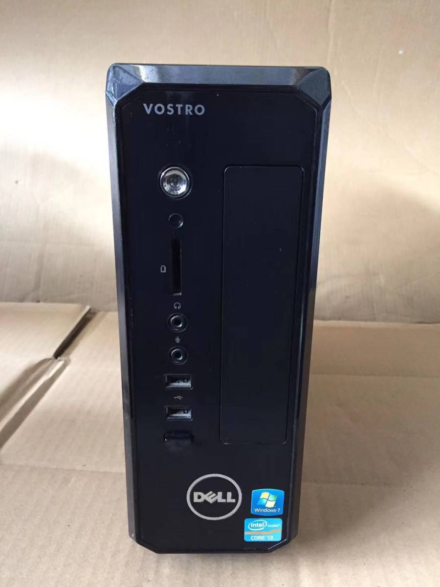 DELL Vostro 270s Core i3 3240 3.4GHzメモリー8GB HDD:500GB Wifi内蔵　OS:Win10 電源コート付属_画像1