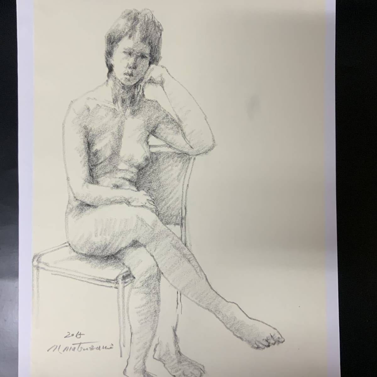 極上13・裸婦画・美人画・人物・肉筆・ヌード・M Matsuzaki 極上13・裸婦画・美人画・人物・肉筆・ヌード・M Matsuzaki