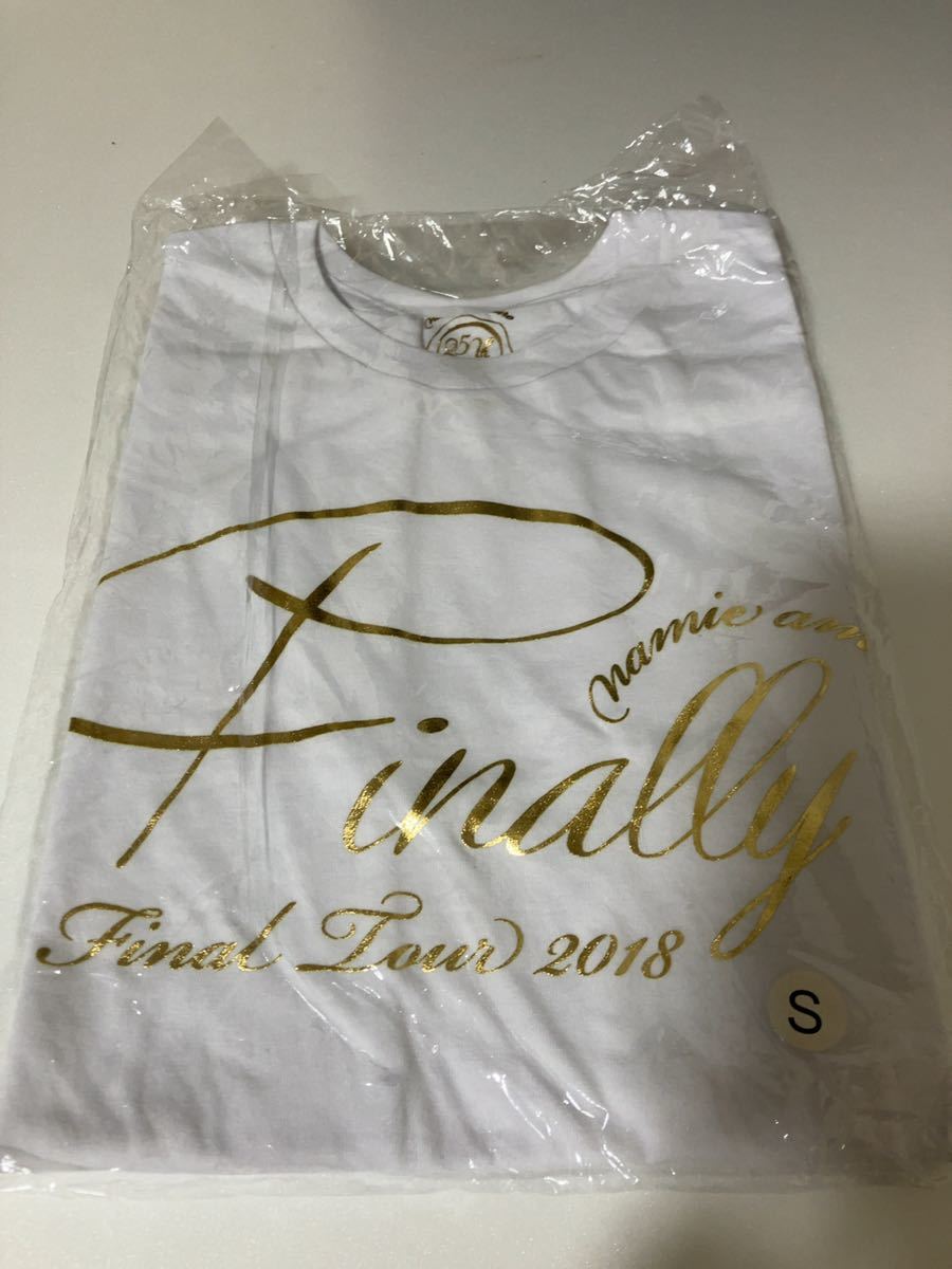 安室奈美恵 finally 25周年 S ホワイト Tシャツ 公式グッズ amuro