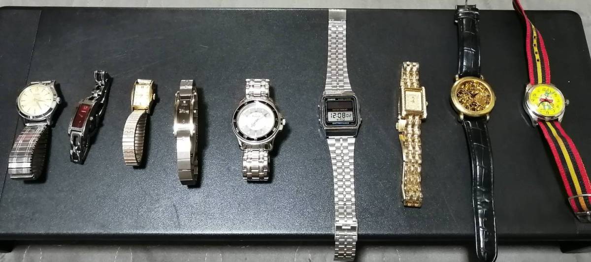 腕時計9本まとめ売り CASIO FOSSIL Romanette 3000など (アナログ（クォーツ式）)｜売買されたオークション情報、ヤフオク!  の商品情報をアーカイブ公開