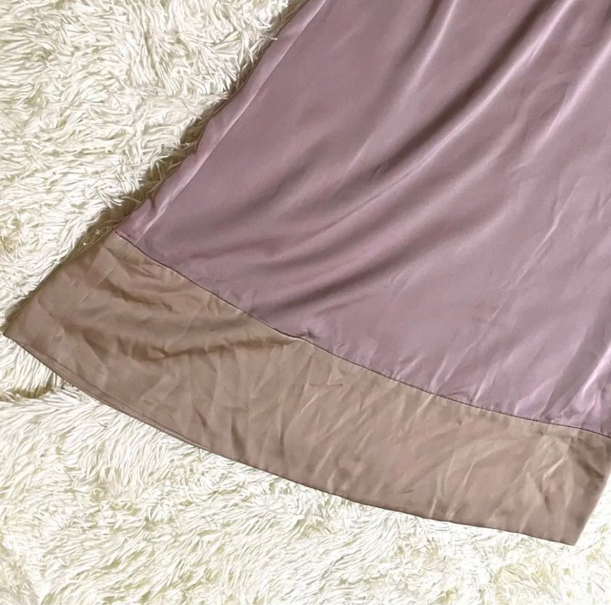 snidel スナイデル バックシャンレースドレス ロングワンピース クルーネック 20SS
