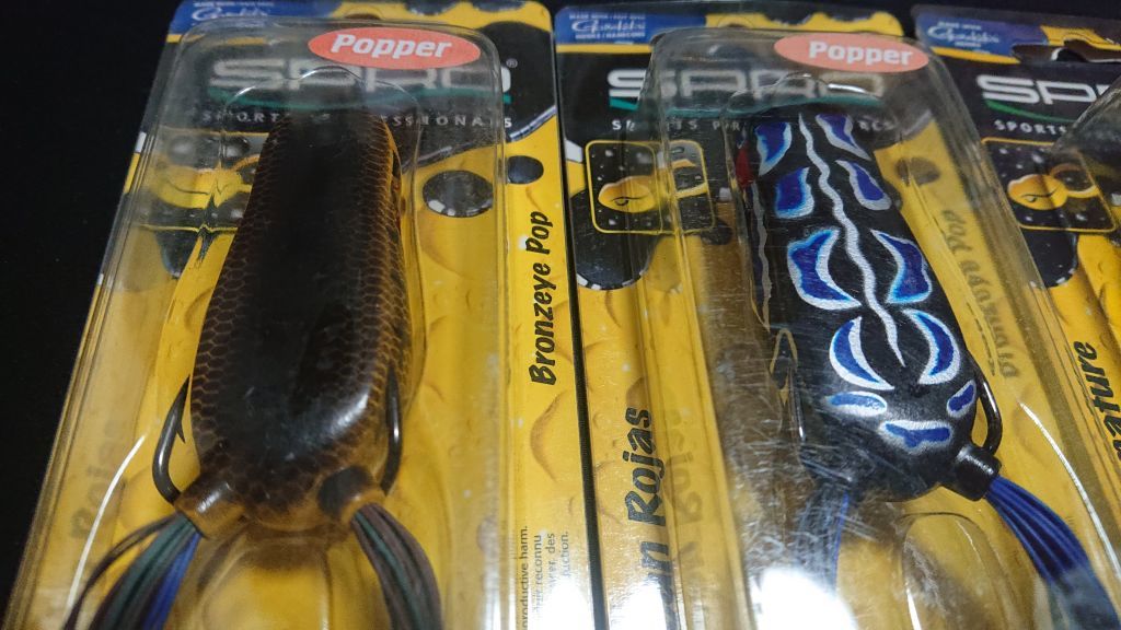 スプロ ブロンズアイ フロッグ POP Shad 65 4個セット 新品2 SPRO BronzeyeFrog 雷魚 鯰 ライギョ ナマズ バス がまかつ HOOKS_画像2