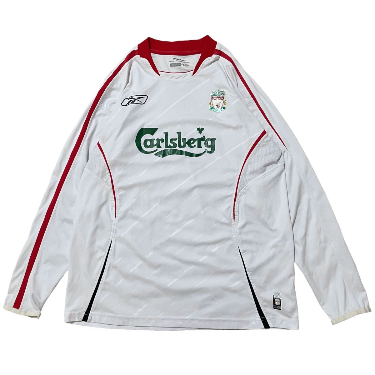 古着 reebok Liverpool リーボック リバプール ユニフォーム ゲームシャツ 長袖 05/06 JChere雅虎拍卖代购