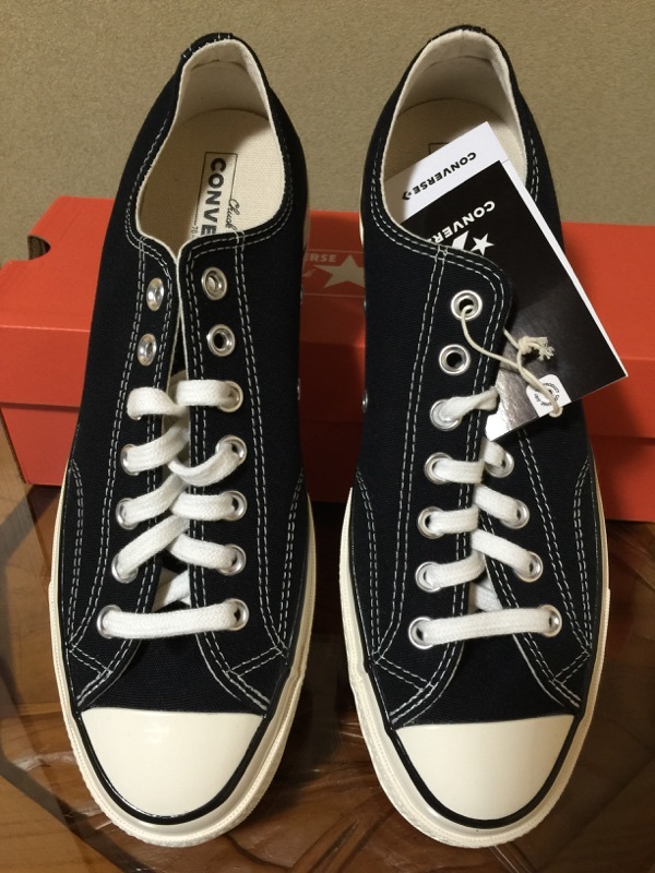 お洒落に敏感な方へ　未使用　コンバース　チャックテイラー　Chuck Taylor　70　OX　BLACK/BLACK/EGRET　２７センチ　US８．５_画像6