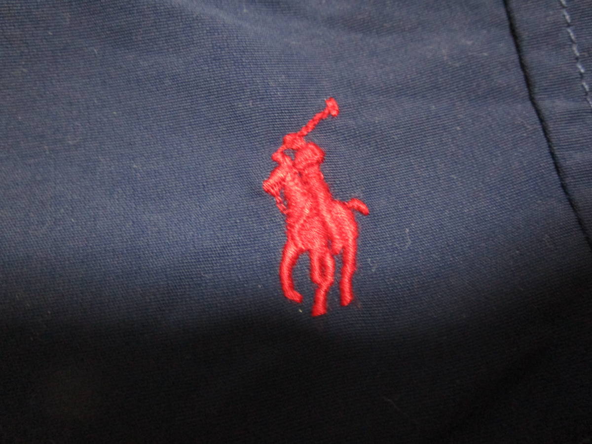 国内直営店購入!新品即決!POLO RALPH LAUREN ポロ ラルフローレン メンズ ナイロン スイム ショーツ 水陸両用 ショートパンツ NAVY size M_画像5