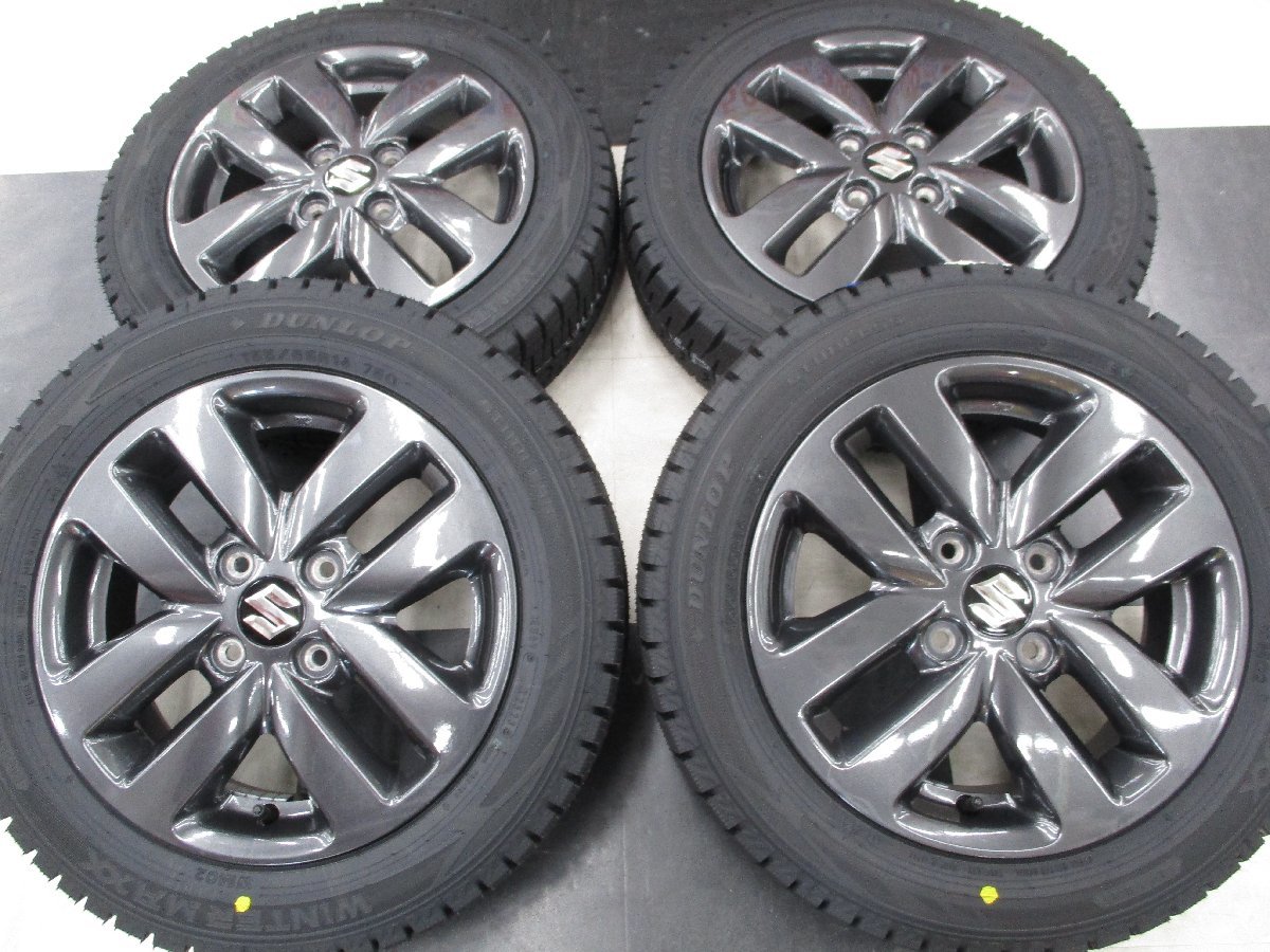 □2023年製スタッドレス付き□スペーシアギア新車外し 155/65R14