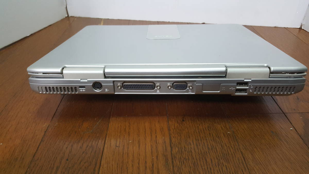 【PC周辺機器】 SOTEC WinBook WH355 本体のみ（HDD,メモリー,ACアダプター無し）動作確認済み　キーボタン1個欠品、割れありジャンクにて_画像4